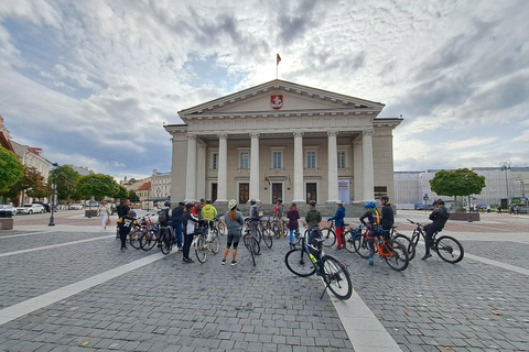 Vilnius: visite guidée alternative à vélo de la ville de Vilnius