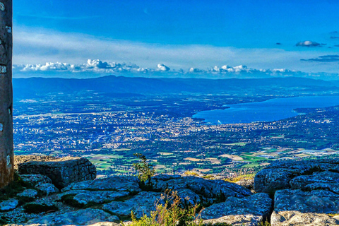 The beauty of Geneva seen from the Salève