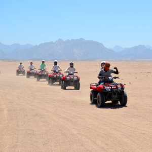 Hurghada: Quad Bike, Buggy, and Camel Ride & Bedouin Village