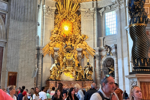 St. Peter's Basilica Audio Guided Tour With Dome Climb Without Elevator