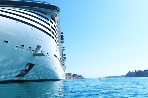 Valletta & Vittoriosa: Sunset Walking Tour & Boat Cruise