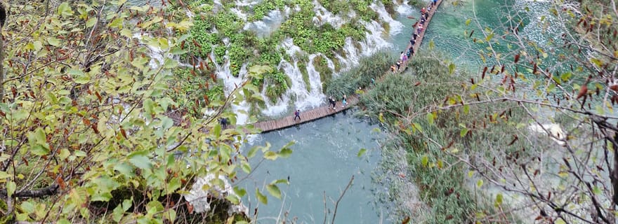 Plitvice : Visite guidée des lacs de Plitvice avec promenade en bateau