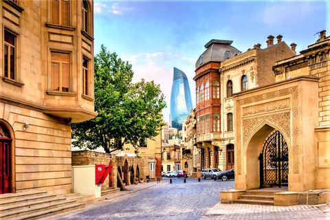 Tour storico e moderno di Baku in 2-3 ore+Tour serale GRATUITOTour storico e moderno di Baku