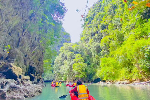 Phang-Nga &amp; James Bond 4 i 1 Kanotpaddling Stor båt Lyxresa