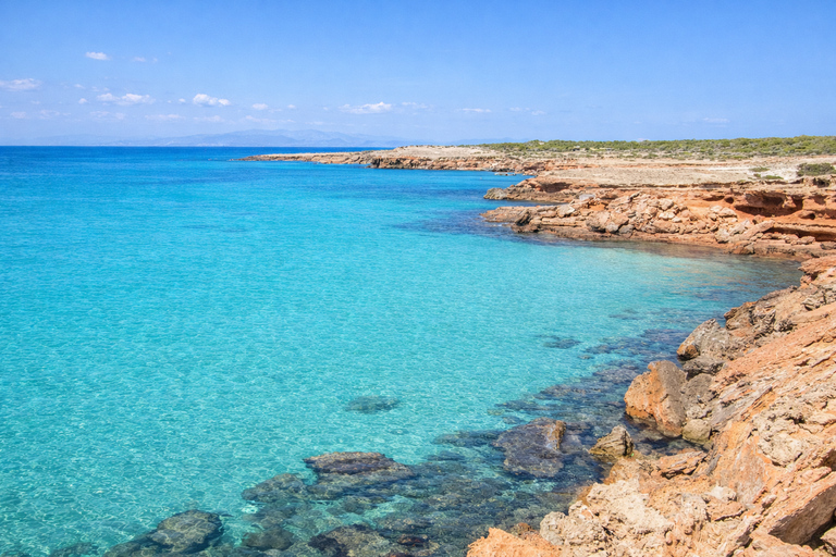 Ibiza: Formentera Boat with Open Bar, 3 meals & Sunset Party ADVANCE: Standard selection of food & open bar option