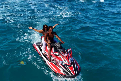 Nungwi/Kendwa: Jet Ski Adventure with Drone Footages Jet ski ride Without Drone Footage (Pickup Included)