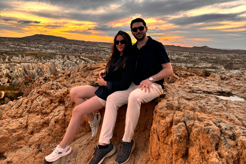 Cappadocia Watching the Sunset With Wine in Red Valley