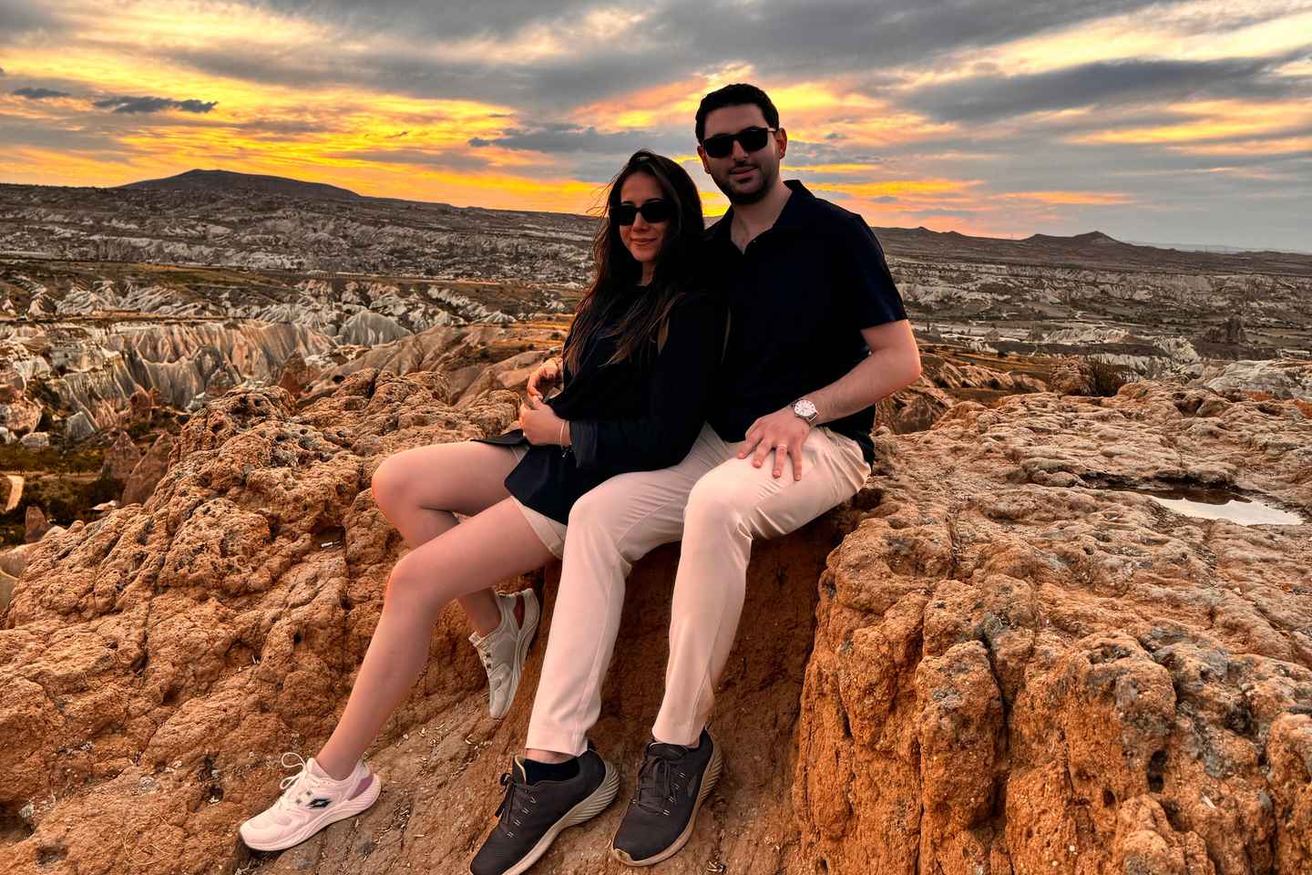 카파도키아에서 와인과 함께 레드밸리의 낙조 감상