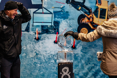 Rovaniemi: Ice sculpting, Sauna Experience & Dinner autumn