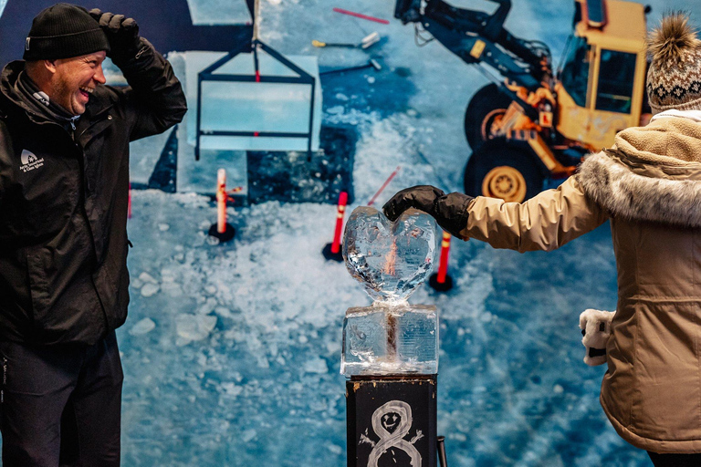 Rovaniemi: Ice sculpting, Sauna Experience & Dinner autumn