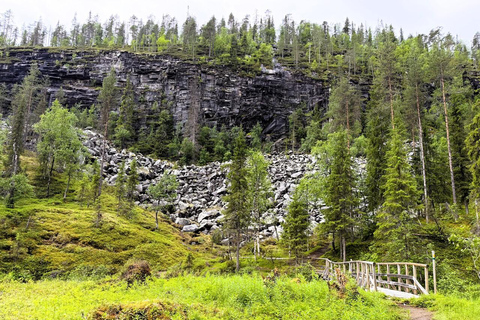 Rovaniemi to Ruka Roller Coaster & Korouoma Canyon Waterfall