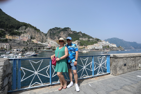 Depuis Rome : Excursion d'une journée à Amalfi et au parc archéologique de Pompéi