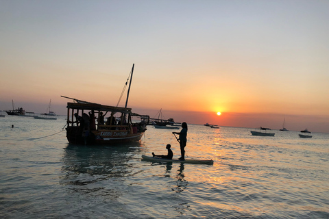 Zanzibar: Sunset Sail Dhow Cruise Adventure