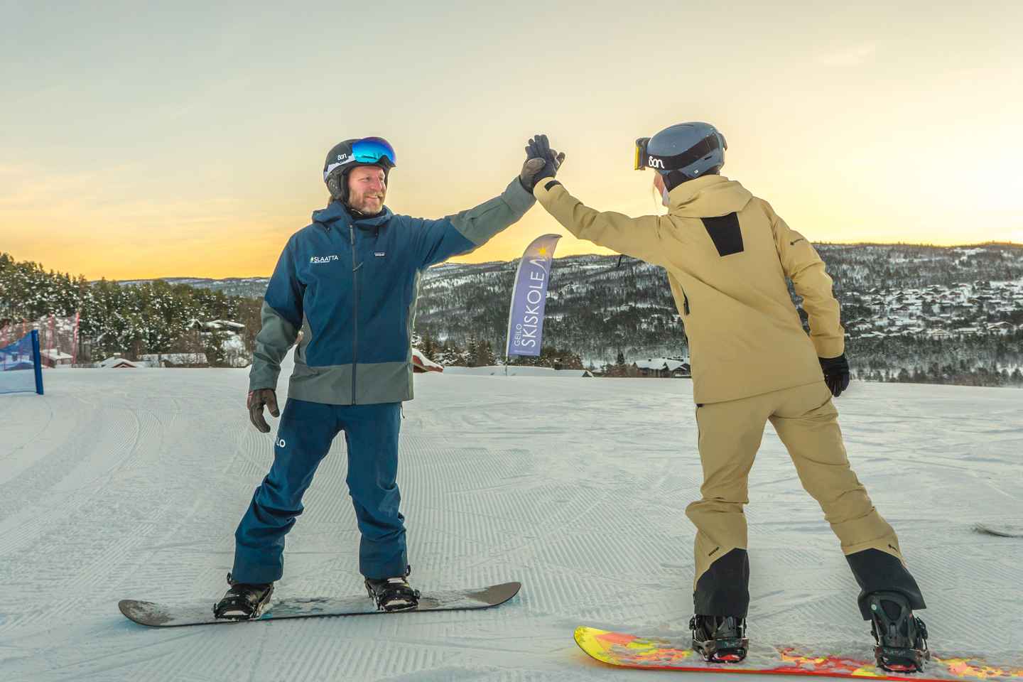 Geilo: Prueba de snowboard