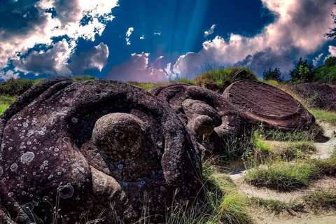 Mud Volcanoes & Trovants, Bison Sanctuary, Waterfall, Lakes.