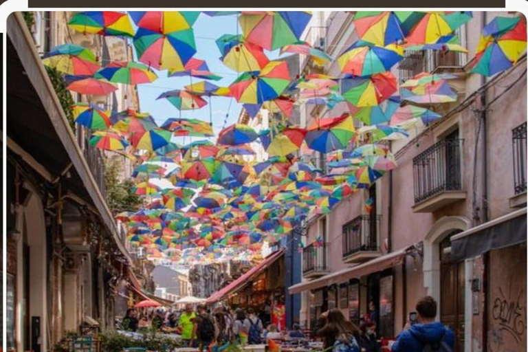 Walking Through Catania: Streets, Sights and Sicilian Bites Catania: Gastronomic Tour with Breakfast and Wine Tasting