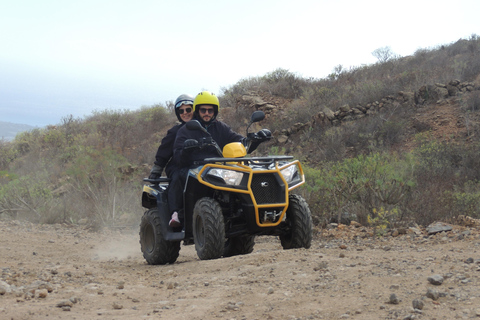 Tenerife: Quad Adventure to Mount Teide with Off-Road two person on 1 quad (double)