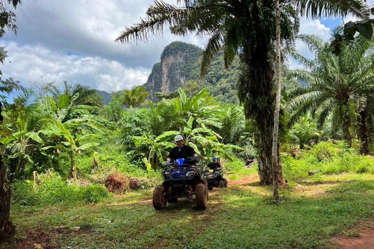 Krabi: baño de elefantes y excursión de un día a la cascada de Huay ThoExcursión de un día con paseo en cuatrimoto