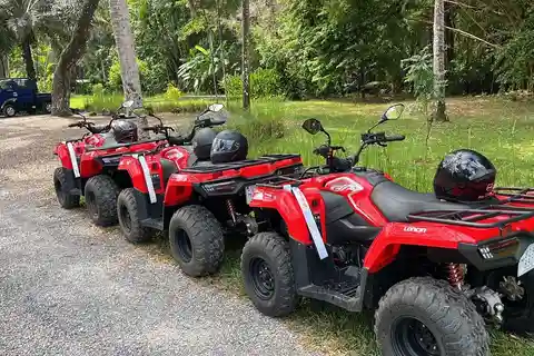 Från Tambor: ATV- och zipline-tur med bad i vattenfall