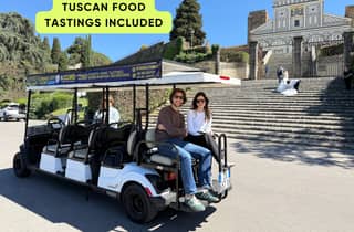 Florenz: Offizielle große Panorama-Stadttour mit Golfcart