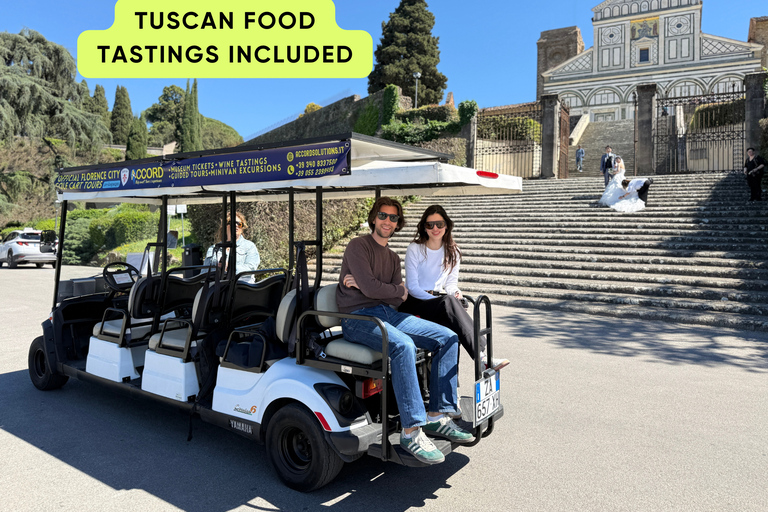 Florence Official Grand Panoramic City Tour by Golf Car