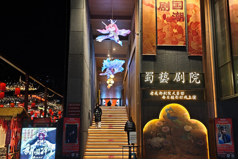 Teatr ShuYi w klasztorze Wenshu: kultura buddyjska i herbata gaiwanTeatr ShuYi Kultura buddyjska z lokalną herbatą Gaiwan