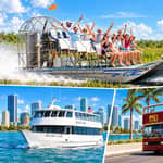 Il meglio di Miami: Everglades, crociera nella baia e tour in autobus scoperto