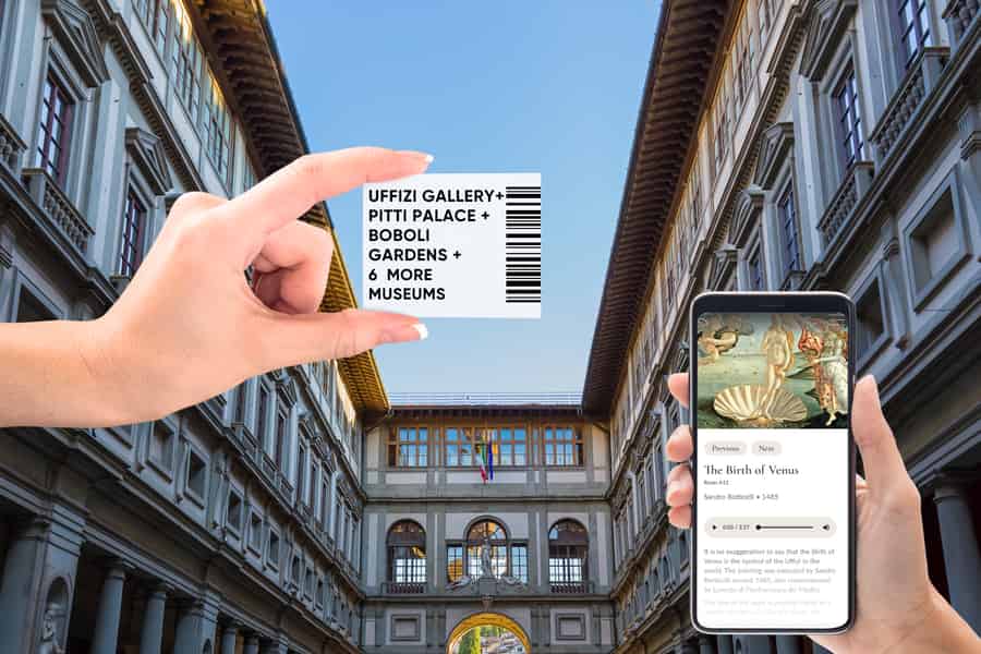 Florenz: Uffizien, Pitti Palast & Boboli Kombinierter 5-Tages-Pass. Foto: GetYourGuide Florenz: Uffizien, Pitti Palast & Boboli Kombinierter 5-Tages-Pass. Foto: GetYourGuide