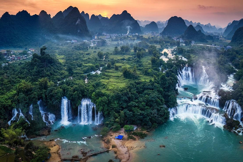 河内：班爵瀑布、Nguom Ngao 洞穴两日游河内：班吉克瀑布、Nguom Ngao 洞穴两日游