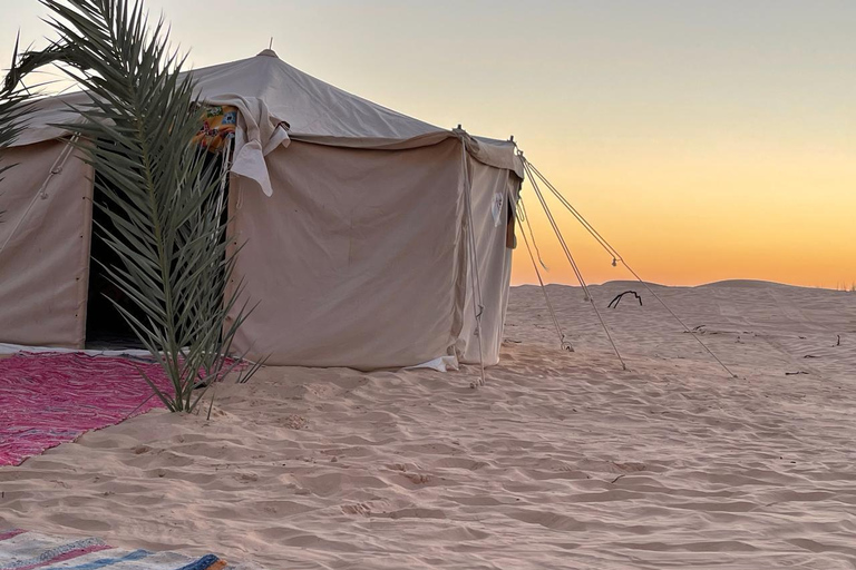 Es Sabria: Overnight Desert Camp with Dinner and Breadmaking