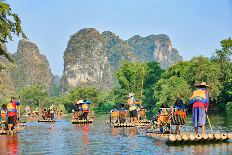Guilin & Yangshuo: 3-Day Private Tour with Cruise & Rafting