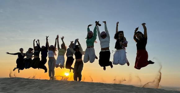 Doha: Sunset Safari, Dune Bashing, Sandboarding & Camel Ride