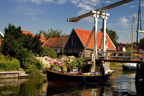 Amsterdam : Visite privée : moulins à vent, Volendam, château de TeslaAmsterdam visite privée verte Moulins à vent, Volendam, château