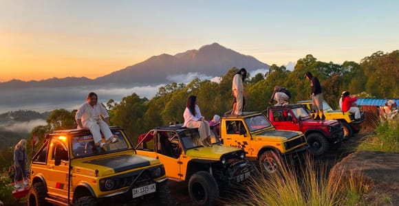 Mount Batur Sunrise Jeep Tour with Hot Spring & Breakfast