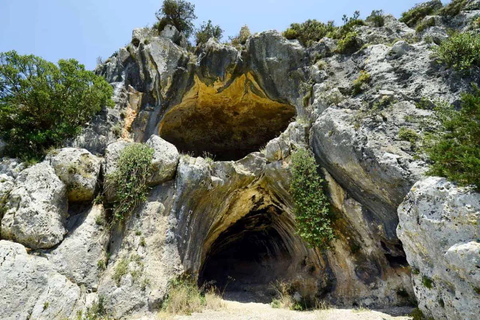 Zakynthos: Passeio ao pôr do sol nas cavernas de Agalas e no mirante de MyzithresZakynthos: excursão ao pôr do sol nas cavernas de Agalas e no mirante de Myzithres