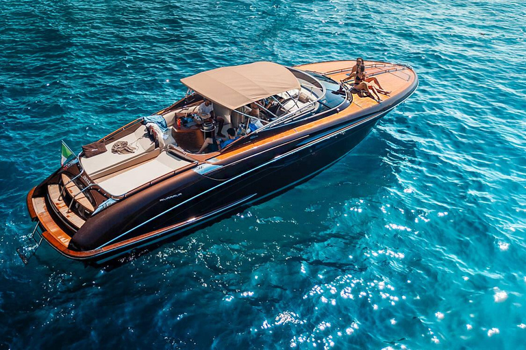From Naples: Luxury Boat Experience in the Capri Sea, with snorkeling From Naples: Luxury Boat Experience in the Capri sea, with snorkeling