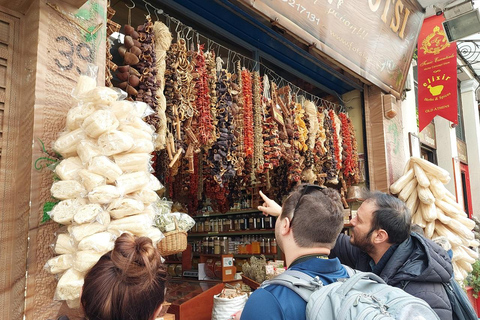 Classic Athens Food Tour with Local Drink & Market Visit Athens: Street Food Tour with Local Guide and 6 Tastings