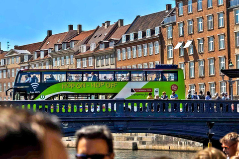 Copenhagen: Hop On-Hop Off Bus - 3 Lines 1 Ticket Copenhagen: 24-hours Hop On-Hop Off Bus