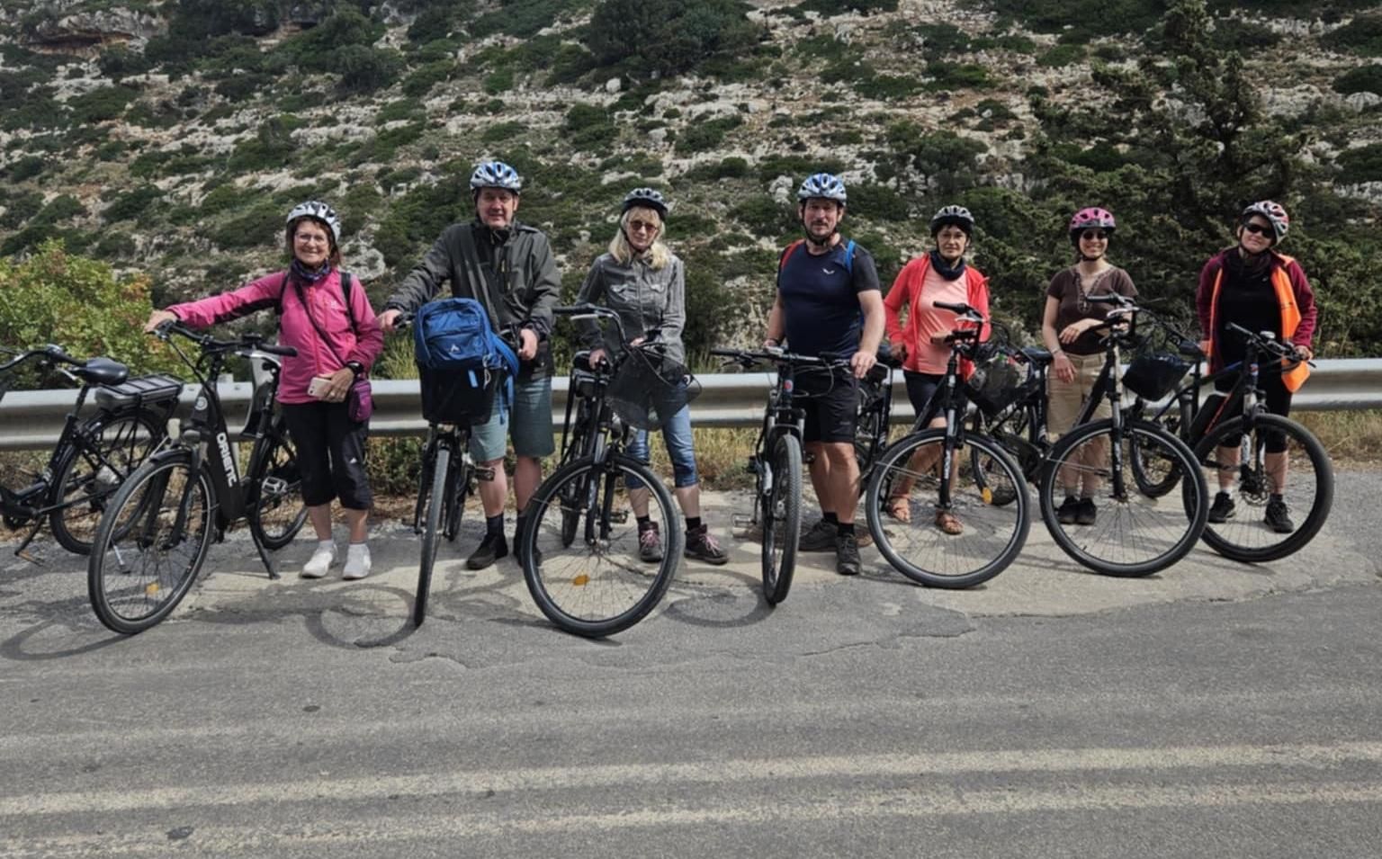 Rethymno: Geführte E-Bike-Tour durch die Mili-Schlucht und alkoholfreie Getränke