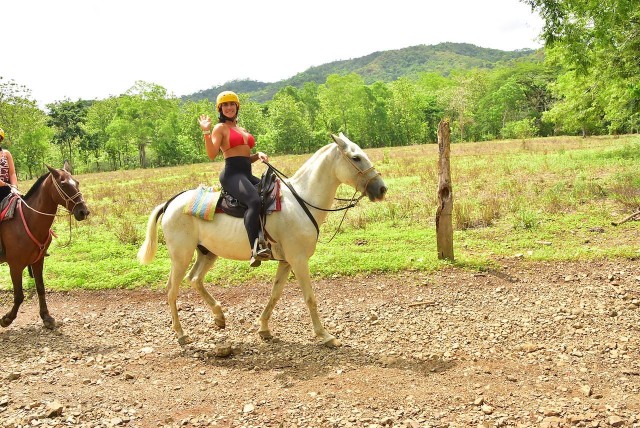 Visit Jaco Beach Horseback Riding with Natural Pool Stop in Jaco, Costa Rica