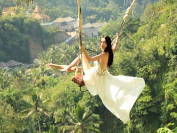 Bali : Excursion d'une journée à Ubud avec balançoire et tyrolienne