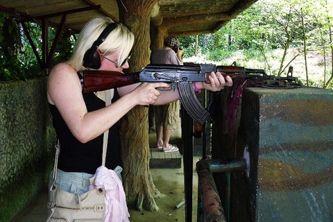 Vanuit Ho Chi Minh stad halve dag Cu Chi tunnelsHo Chi Minh halve dag Cu Chi tunnels