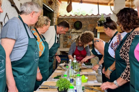 Rhodes: 1952 Farmhouse Cooking & Lunch with Unlimited Wine Rhodes: Cooking Class & Lunch at a traditional Farmhouse