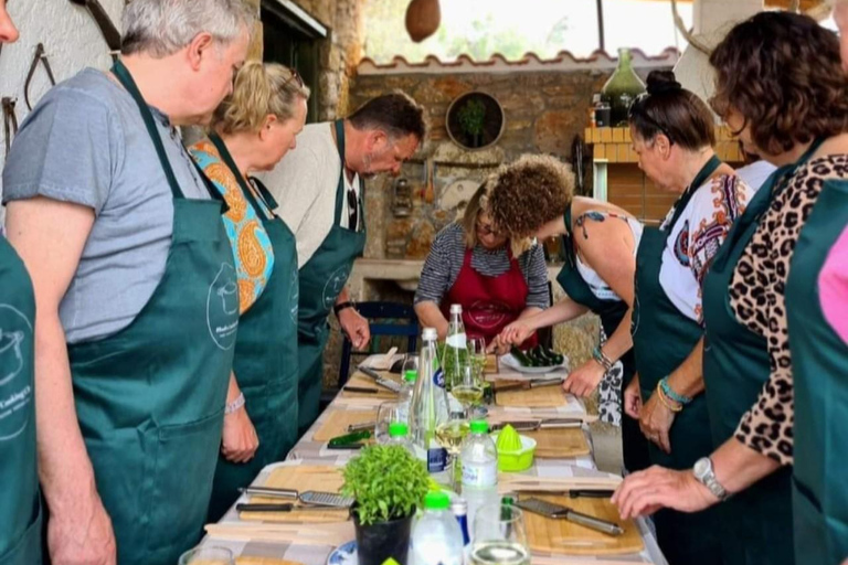 Rhodes: 1952 Farmhouse Cooking & Lunch with Unlimited Wine Rhodes: Cooking Class & Lunch at a traditional Farmhouse