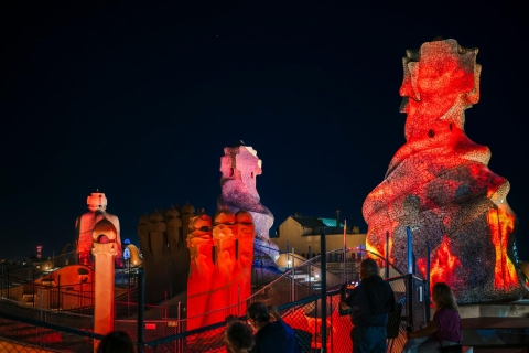 Barcelona: La Pedrera Night Experience Night Experience with English Introduction