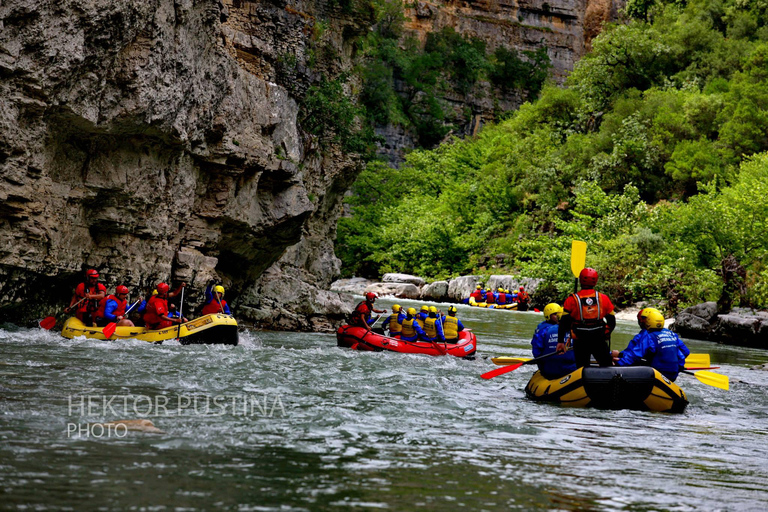 From Berat, Albania: Osumi Canyons Rafting Trip with Lunch Rafting in Osumi Canyon