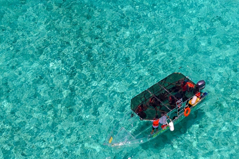 Cancún : excursion en bateau transparent