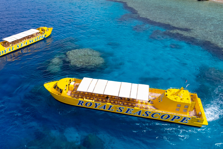 Au départ d'Hurghada : Croisière semi-sous-marine avec plongée en apnéeHurghada : Croisière sous-marine Royal Seascope avec plongée en apnée