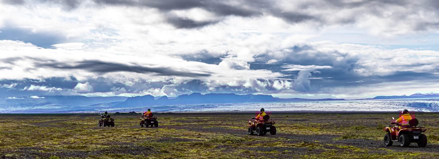 Aventure d'une heure en quad dans la région de Skaftafell
