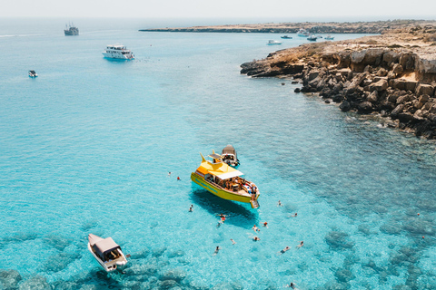 Protaras: Blue Lagoon & Turtle Bay Cruise – Only 30 Guests